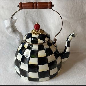 MacKenzie-Childs Courtly Check Kettle